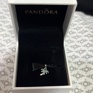 Mini palm tree pandora charm